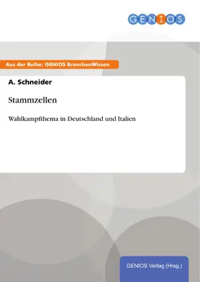 Schneider |  Stammzellen | eBook | Sack Fachmedien