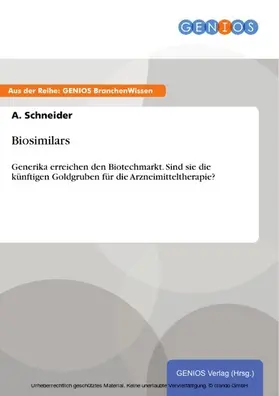 Schneider |  Biosimilars | eBook | Sack Fachmedien