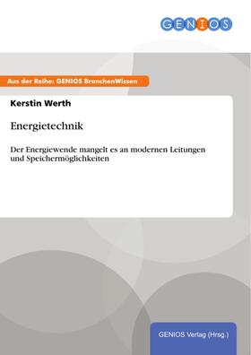 Werth | Energietechnik | E-Book | sack.de