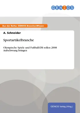 Schneider |  Sportartikelbranche | eBook | Sack Fachmedien
