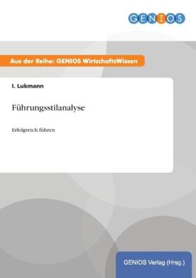 Lukmann |  Führungsstilanalyse | Buch |  Sack Fachmedien