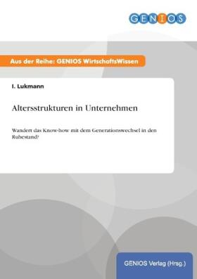 Lukmann |  Altersstrukturen in Unternehmen | Buch |  Sack Fachmedien