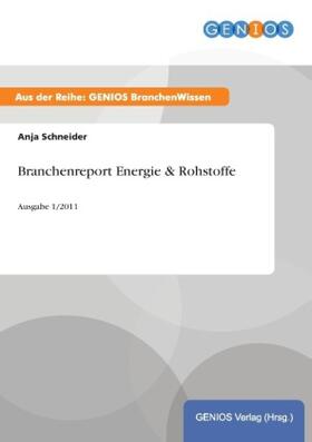 Schneider |  Branchenreport Energie & Rohstoffe | Buch |  Sack Fachmedien