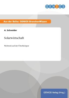 Schneider | Solarwirtschaft | Buch | 978-3-7379-4790-9 | sack.de