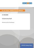 Schneider |  Solarwirtschaft | Buch |  Sack Fachmedien