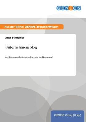 Schneider |  Unternehmensblog | Buch |  Sack Fachmedien