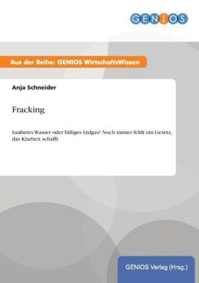 Schneider |  Fracking | Buch |  Sack Fachmedien
