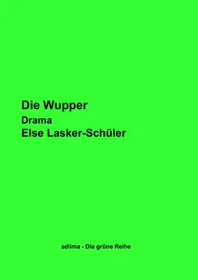Lasker-Schüler / Graf |  Die Wupper | eBook | Sack Fachmedien