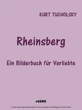Tucholsky / Verlag |  Rheinsberg | eBook | Sack Fachmedien