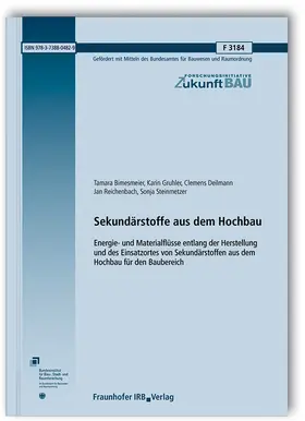 Bimesmeier / Gruhler / Deilmann |  Sekundärstoffe aus dem Hochbau | Buch |  Sack Fachmedien