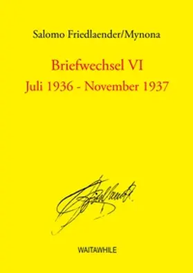 Friedlaender / Thiel / Geerken |  Briefwechsel VI | Buch |  Sack Fachmedien