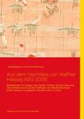 Walravens |  Aus dem Nachlass von Walther Heissig (1913-2005) | Buch |  Sack Fachmedien