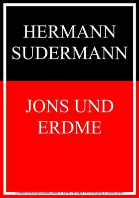 Sudermann |  Jons und Erdme | eBook | Sack Fachmedien