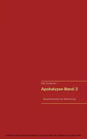 Zimmermann |  Apokalypse-Band-3 | eBook | Sack Fachmedien