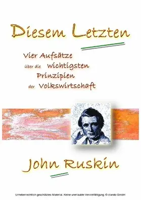 Ruskin |  Diesem Letzten | eBook | Sack Fachmedien