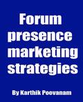Poovanam |  Forum presence marketing strategies | eBook | Sack Fachmedien