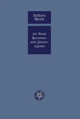Köpf |  D. Martin Luthers Werke.Kritische Gesamtausgabe.Weimarer Ausgabe | Buch |  Sack Fachmedien