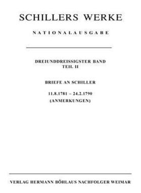 Oellers |  Schillers Werke. Nationalausgabe | Buch |  Sack Fachmedien