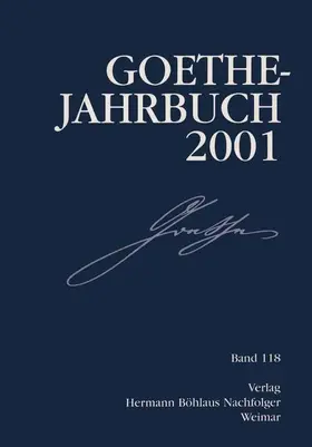 Golz / Frick / Leistner |  Goethe Jahrbuch | Buch |  Sack Fachmedien