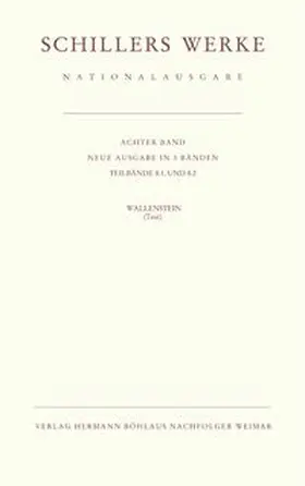 Oellers |  Schillers Werke. Nationalausgabe | Buch |  Sack Fachmedien