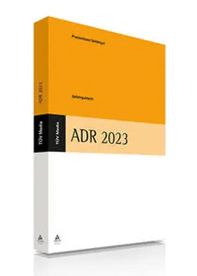 ADR 2023 | Buch | 978-3-7406-0781-4 | sack.de