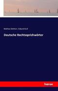 Dietherr / Graf |  Deutsche Rechtssprichwörter | Buch |  Sack Fachmedien