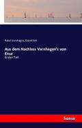 Varnhagen / Veit |  Aus dem Nachlass Varnhagen's von Ense | Buch |  Sack Fachmedien