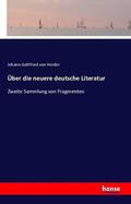 Herder |  Über die neuere deutsche Literatur | Buch |  Sack Fachmedien