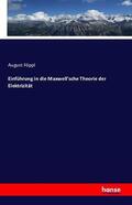 Föppl |  Einführung in die Maxwell'sche Theorie der Elektrizität | Buch |  Sack Fachmedien