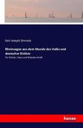 Simrock |  Rheinsagen aus dem Munde des Volks und deutscher Dichter | Buch |  Sack Fachmedien