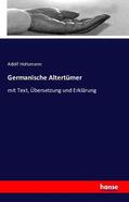 Holtzmann |  Germanische Altertümer | Buch |  Sack Fachmedien