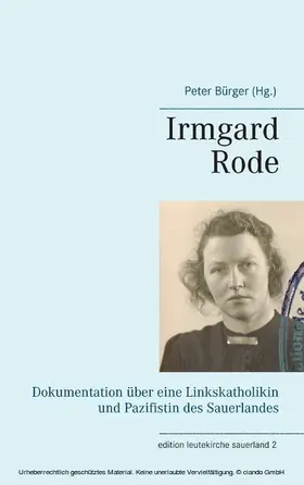 Bürger |  Irmgard Rode (1911-1989) | eBook | Sack Fachmedien