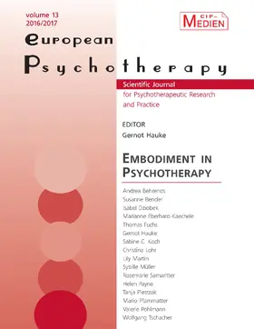 Hauke |  European Psychotherapy 2016/2017 | eBook | Sack Fachmedien