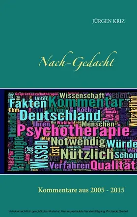 Kriz |  Nach-Gedacht | eBook | Sack Fachmedien
