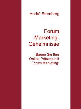 Sternberg | Forum Marketing-Geheimnisse | E-Book | sack.de
