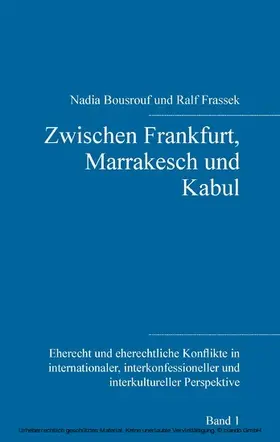 Bousrouf / Frassek |  Zwischen Frankfurt, Marrakesch und Kabul | eBook | Sack Fachmedien