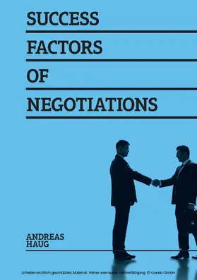 Haug |  Success Factors of Negotiations | eBook | Sack Fachmedien