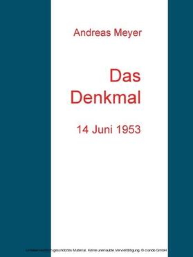 Meyer | Das Denkmal | E-Book | sack.de
