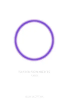 Skottnik |  Farben von nichts | Buch |  Sack Fachmedien