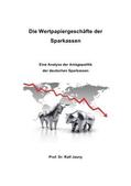 Jasny / Prof. Dr. Jasny |  Die Wertpapiergeschäfte der Sparkassen | Buch |  Sack Fachmedien