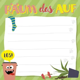  Räum das auf - Klebezettel | Sonstiges |  Sack Fachmedien