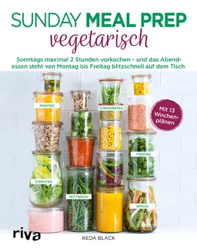 Black |  Sunday Meal Prep vegetarisch | Buch |  Sack Fachmedien