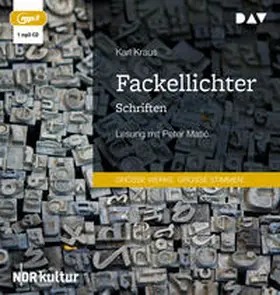 Kraus |  Fackellichter. Schriften | Sonstiges |  Sack Fachmedien