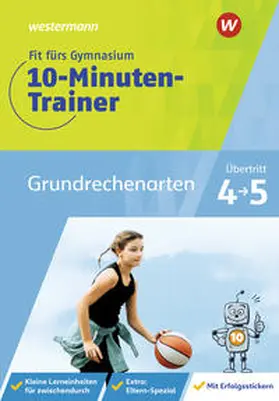 Hacker |  Fit fürs Gymnasium - Der 10-Minuten-Trainer. Übertritt 4 / 5 Mathematik Grundrechenarten | Buch |  Sack Fachmedien
