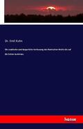 Kuhn |  Die stadtische und burgerliche Verfassung des Romischen Reichs bis auf die Zeiten Justinians | Buch |  Sack Fachmedien