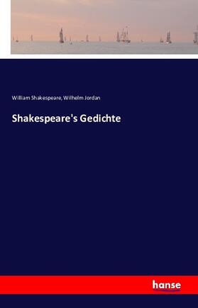 Shakespeare / Jordan |  Shakespeare's Gedichte | Buch |  Sack Fachmedien
