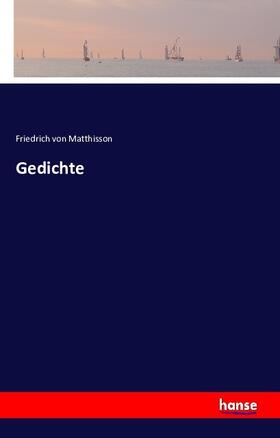 Matthisson |  Gedichte | Buch |  Sack Fachmedien