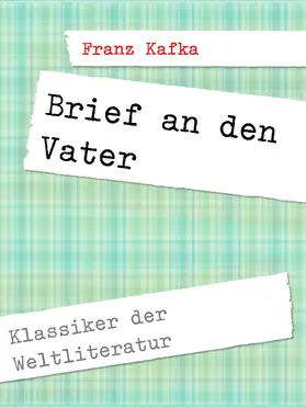 Kafka |  Brief an den Vater | eBook | Sack Fachmedien