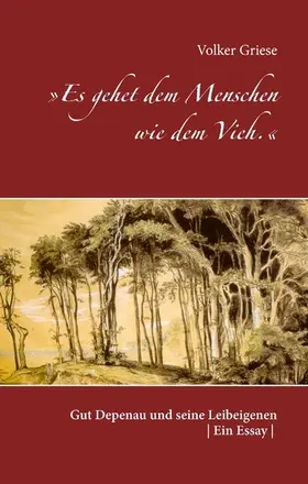 Griese |  »Es gehet dem Menschen wie dem Vieh.« | eBook | Sack Fachmedien