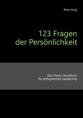 Voigt |  123 Fragen der Persönlichkeit | Buch |  Sack Fachmedien